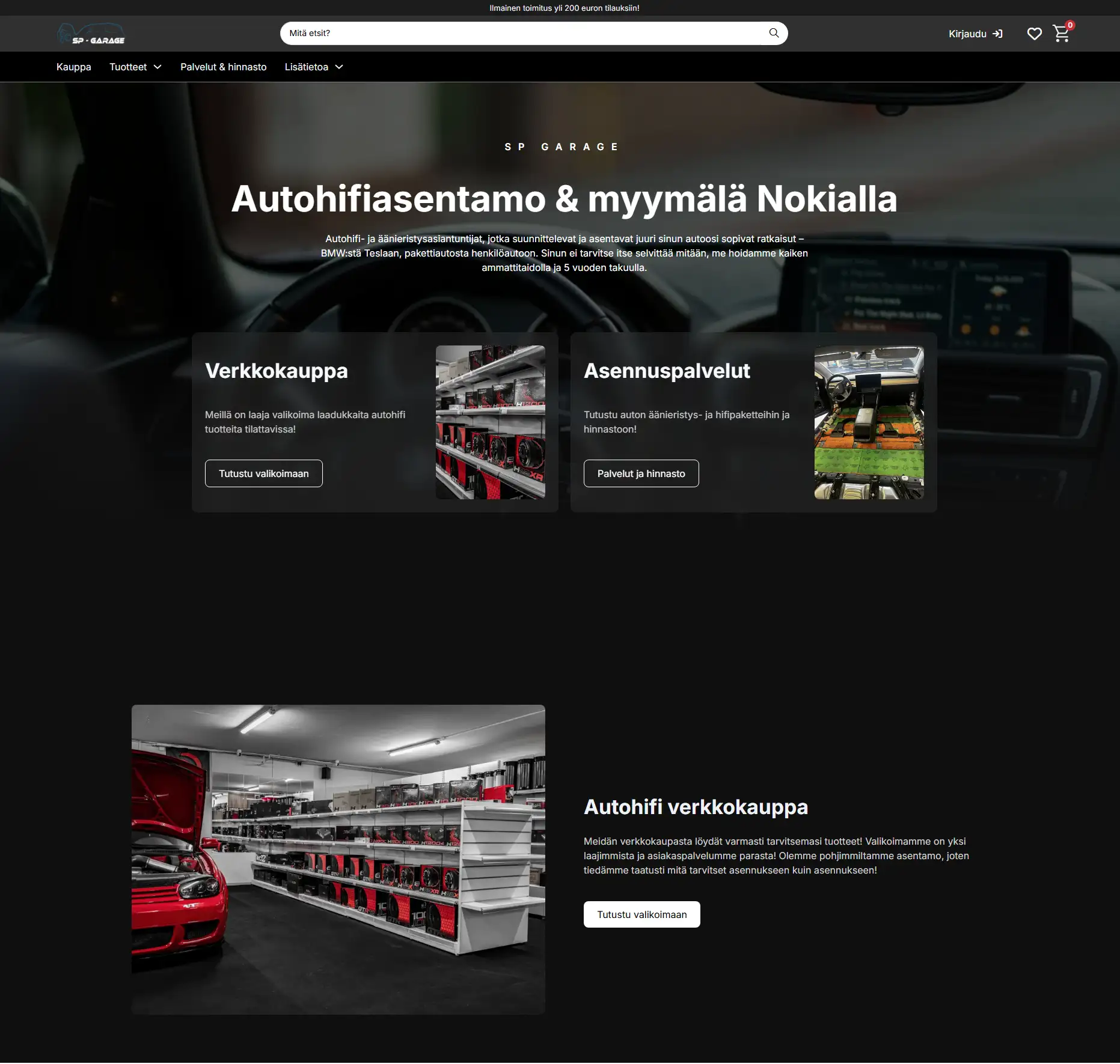 SP Garage Verkkokauppa
